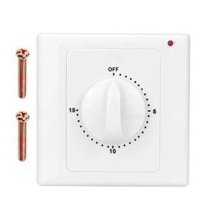 AC220V 기계식 컨트롤러 86 패널 타이머 스위치 정확한 시간 제어 LED 표시기 쉬운 설치 다목적 사용