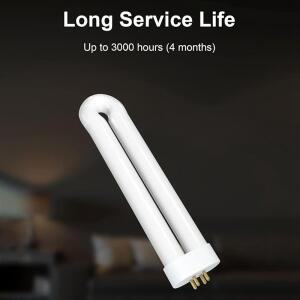 15와트 곤충 유인 램프용 버그 재퍼 교체 전구, 15Wht 4팩용 7.5인치 FUL 15W-BL U자형