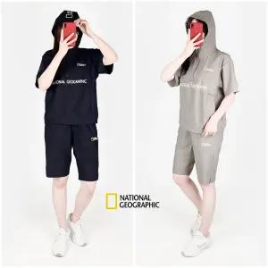 내셔널지오그래픽 Y 후드 아노락 5부 트레이닝복 세트 - 봄 여름 신상(남여공용)