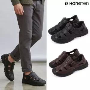 행텐 HT-5288 남성용 가죽 샌들 피셔맨 발편한 여름 신발