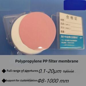 폴리프로필렌 PP 미세다공성 필터 멤브레인 50mm 5cm 0.22/0.45/0.8/1/5/10um 마이크론
