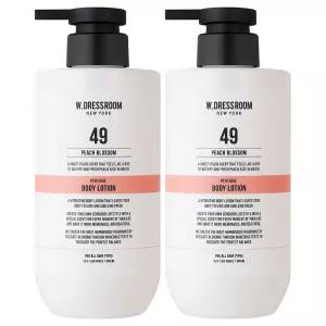 더블유드레스룸 퍼퓸 바디로션 49 피치블러썸향 500ml 2개