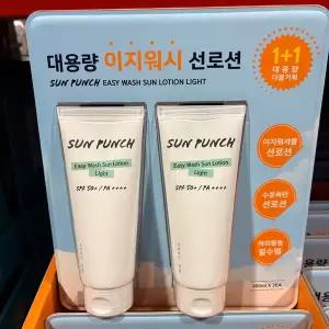 꽃을든남자 선펀치 선로션 이지워시 라이트 200ml x 2개입