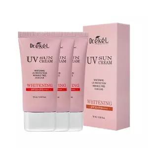 닥터이켈 화이트닝 유브이 선크림 70ml-3개 선크림추천 자외선차단제 선블록 SPF50+ PA++++
