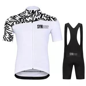 레저 자전거의류 여름 SYN NORMAL STUDIO 반팔 사이클링 저지 세트 MTB 자전거 의류 Maillot Ropa Ciclismo