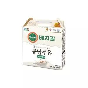 [셀러허브][기타] 베지밀 무가당 콩담두유 190ml x 16팩 (S50063121)