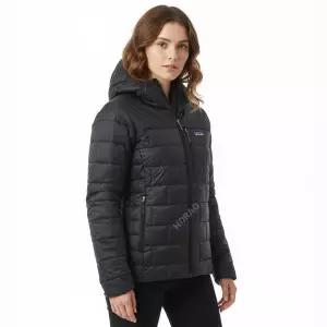 W Hi-Loft Nano Puff Hoody (85400-BLK) (여성 하이-로프트 나노 퍼프 후디)