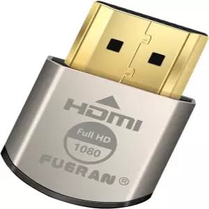 FUERAN 2K 4K 8K HDMI 더미 플러그-가상 모니터 디스플레이 에뮬레이터 헤드리스 어댑터 3840x2160@60Hz