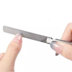 양면샌딩 스틸네일파일 손톱연마 매니큐어도구 122mm 금속파일 양면샌딩 (WC2025B)
