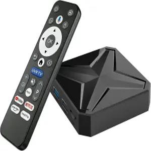 안드로이드 4.0 TV 박스 2026 음성 리모컨 포함 LEFFOT 4K 스트리밍 미디어 플어 2GB RAM ROM WiFi 6