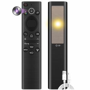 삼성 스마트 TV 리모컨 교체, 충전식 솔라 2026-2019, 범용, 고속 충전, 솔라셀, 무료 USB C 케이블, 음성, 블루투스. 2년 보증