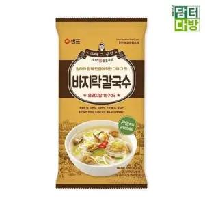 간편조리 샘표식품 바지락칼국수 X 100.3g 10개