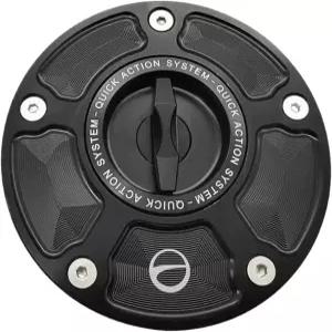 야마하 MT03 XT 1200Z 20122017 CNC 알루미늄 모터사이클 탱크 캡 커버 패스트 락(블랙)용