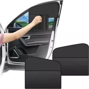 TSIEBRV 자동차 창문 가리개 공간 SUV 앞면 위한 두꺼운 접이식 햇빛 측면 범용 그늘막 및 커튼 개인 차단