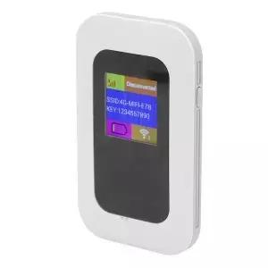 휴대용 WiFi 핫스팟 장치 300Mbps 고속 4G 포켓 무선 네트워크 2100mAh 여행 캠핑용 배터리 내장