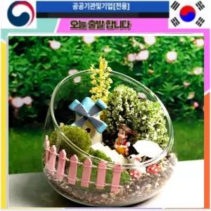 테라리움 용기 유리 용기 유리돔 테라리움 유리 미니 정원 용기 유리 화병 경사형 유리