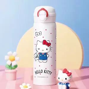 [꼬마스타]헬로키티 이중빨대 스텐 텀블러 500ml