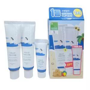 라운드랩 자작나무 수분 선크림 50ML+50ML+20ML /1등썬 /수분밀착
