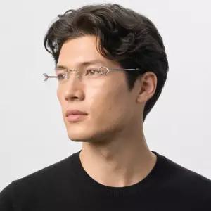 까르띠에 안경 C데코 림리스 CT0344O 004 실버 56mm
