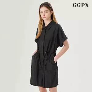 캐쥬얼 카라 페이크 포켓 스트링 미디 점프수트 GOBOW013D 1322707