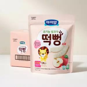 아이얌 유기농 쌀과자 떡뻥 사과 30g 6봉