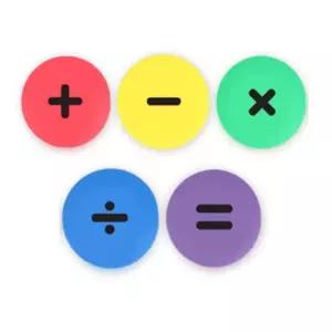 [룽스_65]사칙연산 원마커 수학 놀이 학습 5매입세트