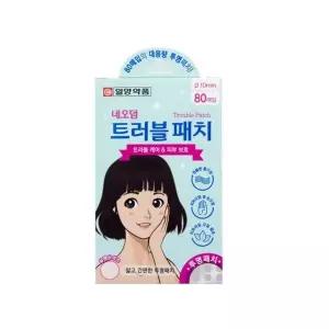 [콩심팥심]네오덤 패치 투명패치 10mm 80매 방수밴드 응급키트 응급처치키트