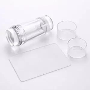 양면 네일스탬프 스크레퍼 세트 스탬핑 프렌치 플레이트 젤 네일