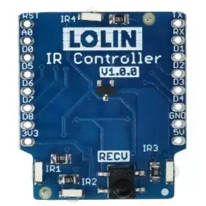 LOLIN D1 미니 적외선 센서용 IR 컨트롤러 쉴드 V1.0.0 4x 940nm 이미터 1x 38kHz 수신기