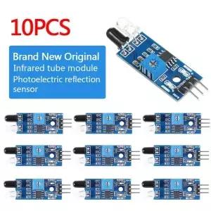 Arduino Diy 스마트 자동차 로봇 반사 광전 3PIN 좋은 품질에 대 한 10pcs IR 적외선 장애물 회피 센서