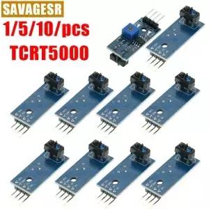 110pcs TCRT5000 적외선 반사 센서 IR 광전 스위치 배리어 라인 트랙 모듈 아두이노 다이오드 트라이오드