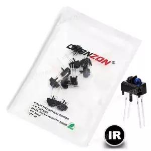 10pcs TCRT5000 IR LED 방출 다이오드 적외선 스위치 센서 라이트 램프 마이크로 포토 트랜지스터 DIY PCB