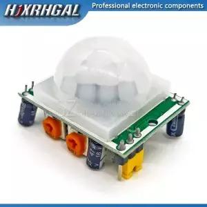 5pcs SR501 HCSR501 IR 초전기 적외선 PIR 모듈 모션 센서 감지기 조정 새로운 hjxrhgal