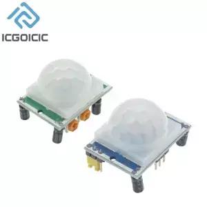 HCSR501 라즈베리 파이 키트 케이스 용 Arduino IR 초전기 적외선 PIR 모션 센서 감지기 모듈 조정