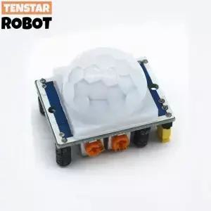 100PCS HCSR501 IR 초전기 적외선 PIR 모션 센서 감지기 모듈 조정