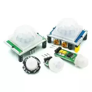 HCSR501 SR602 조정 가능한 IR 피로전기 적외선 미니 PIR 모듈 모션 센서 감지기 브래킷 아두이노용