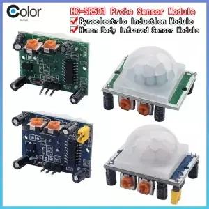 5/10pcs/Lots HcSr501 라즈베리 파이 키트 + 케이스용 Arduino용 Ir 초전형 적외선 Pir 모션 센서 감지기