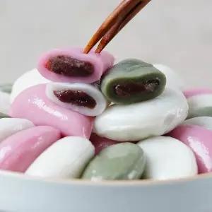 [G] 우리쌀로 만든 쫀득한 삼색 바람떡 1kg+1kg (총 2kg)