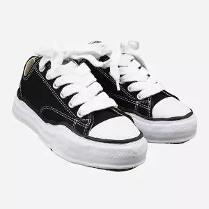 [미하라야스히로]6S A01FW702 BLACK 피터슨 OG 솔 스니커즈