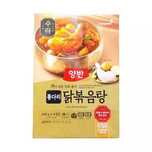 양반 통다리 닭볶음탕 490G X 4 CS