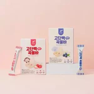 [롯데백화점]엘빈즈 [리틀스푼] 고단백 곡물바 3개