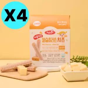 베베스트 처음먹는 칼슘 츄러스 치즈 현미 쌀과자 4개