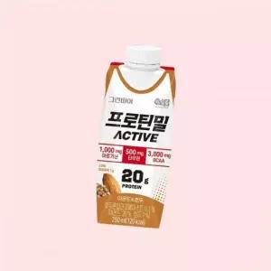 그린비아 프로틴밀 액티브 아몬드와호두 250ml x 18팩 4631157
