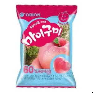 과일맛젤리 오리온 마이구미 복숭아 10개