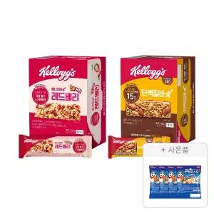 켈로그 에너지바 K 레드베리 420g(35g, 12입), 1개+단백질바 K 450g(50g, 9입), 1개+증정(콘푸로스트 30g, 4개)