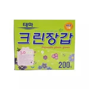 태화 크린 장갑 200매 일회용 위생 비닐 주방용품