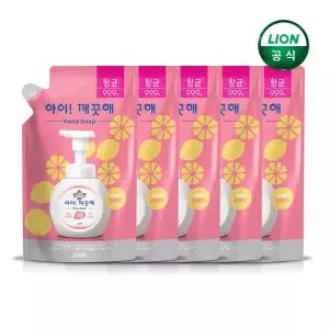 아이깨끗해 손세정제 레몬 리필 200ml x 5개