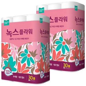 모나리자 플라워 40m 30롤 2팩 (60롤)