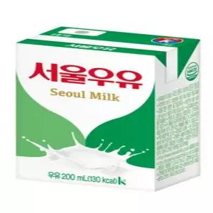 서울우유 멸균 흰우유 200ml x 48개