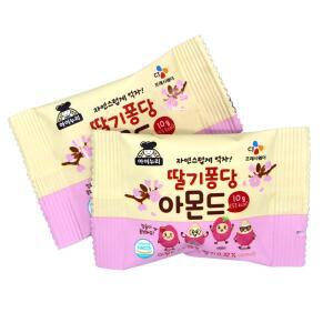 CJ 아이누리 딸기퐁당 아몬드 10g×40입